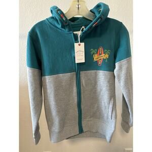 Fat Face Young Crew Hoodie Sweatshirt Full Zip Size 10/11 New
